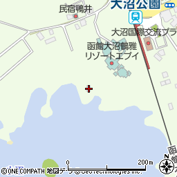 北海道亀田郡七飯町大沼町1036周辺の地図