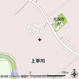 北海道亀田郡七飯町上軍川311周辺の地図