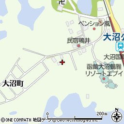 北海道亀田郡七飯町大沼町87-21周辺の地図