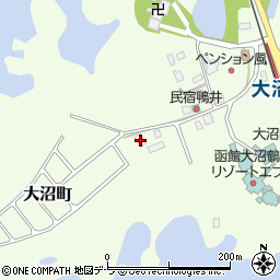 北海道亀田郡七飯町大沼町87周辺の地図