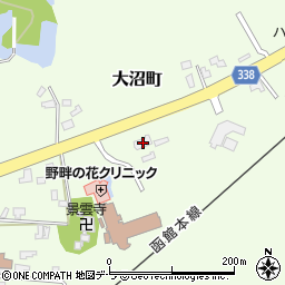 北海道亀田郡七飯町大沼町190周辺の地図