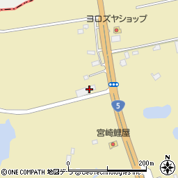 七飯町役場　西大沼会館周辺の地図