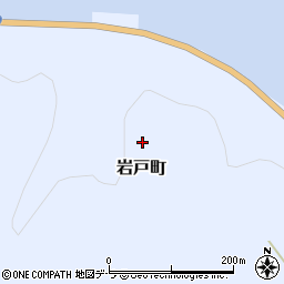 北海道函館市岩戸町周辺の地図