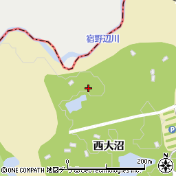 北海道亀田郡七飯町西大沼194周辺の地図