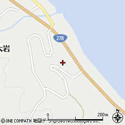 北海道茅部郡鹿部町大岩48-2周辺の地図
