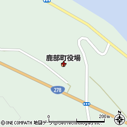 鹿部町役場　水産経済課周辺の地図