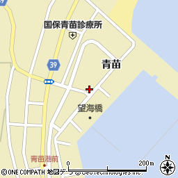 〒043-1521 北海道奥尻郡奥尻町青苗の地図