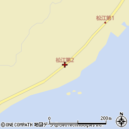 松江第2周辺の地図