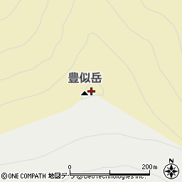 豊似岳周辺の地図