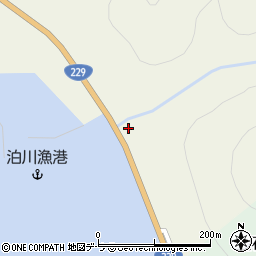 北海道二海郡八雲町熊石泊川町21周辺の地図