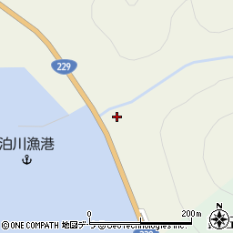 北海道二海郡八雲町熊石泊川町22周辺の地図