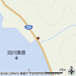 北海道二海郡八雲町熊石泊川町31周辺の地図