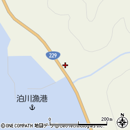 北海道二海郡八雲町熊石泊川町39周辺の地図