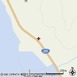 北海道二海郡八雲町熊石泊川町74周辺の地図