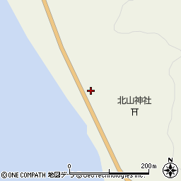 北海道二海郡八雲町熊石泊川町166周辺の地図