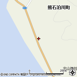 北海道二海郡八雲町熊石泊川町191周辺の地図