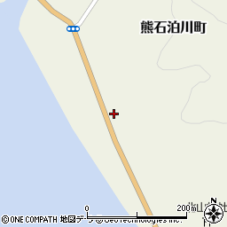 北海道二海郡八雲町熊石泊川町192周辺の地図