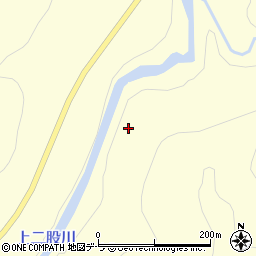 上二股川周辺の地図