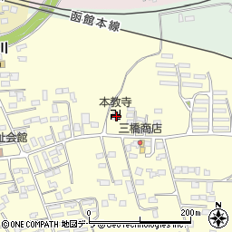 本教寺周辺の地図