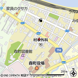 渡島信用金庫本店周辺の地図