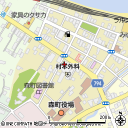 渡島信用金庫周辺の地図