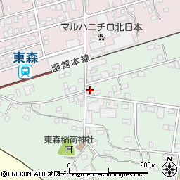 北海道茅部郡森町東森町49周辺の地図