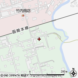 北海道茅部郡森町東森町75周辺の地図