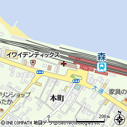 駅前ふれあいセンター周辺の地図