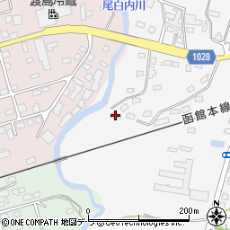 北海道茅部郡森町尾白内町209周辺の地図