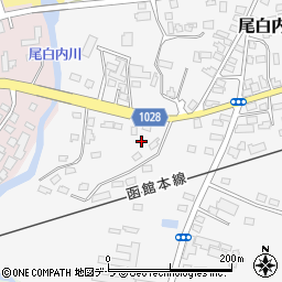 北海道茅部郡森町尾白内町219周辺の地図