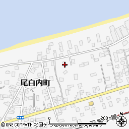 北海道茅部郡森町尾白内町340周辺の地図