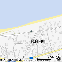 北海道茅部郡森町尾白内町175周辺の地図