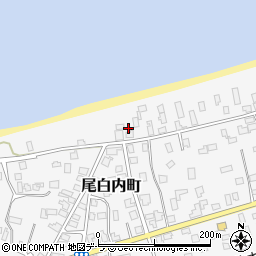 北海道茅部郡森町尾白内町170周辺の地図