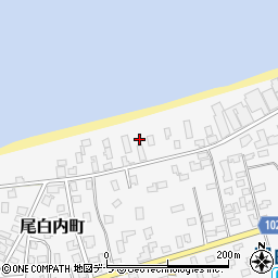 北海道茅部郡森町尾白内町158周辺の地図