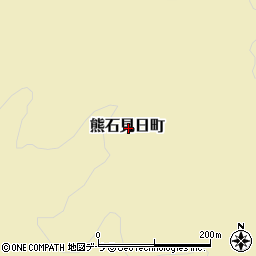 北海道二海郡八雲町熊石見日町周辺の地図