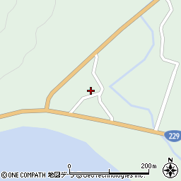 北海道二海郡八雲町熊石鮎川町75周辺の地図