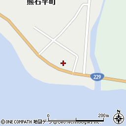 北海道二海郡八雲町熊石平町18周辺の地図