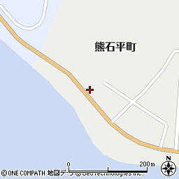 北海道二海郡八雲町熊石平町57周辺の地図