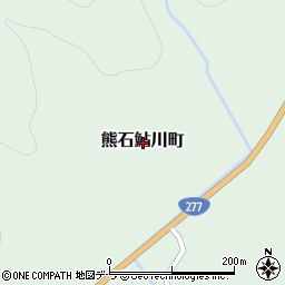 北海道二海郡八雲町熊石鮎川町周辺の地図