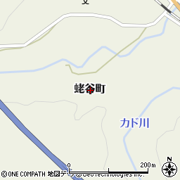 北海道茅部郡森町蛯谷町周辺の地図