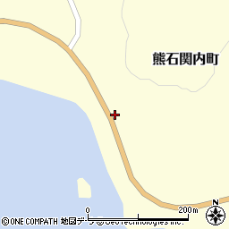 北海道二海郡八雲町熊石関内町19周辺の地図