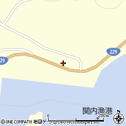 北海道二海郡八雲町熊石関内町362周辺の地図
