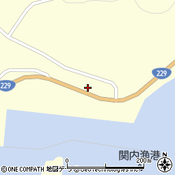 北海道二海郡八雲町熊石関内町363周辺の地図