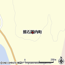 〒043-0418 北海道二海郡八雲町熊石関内町の地図