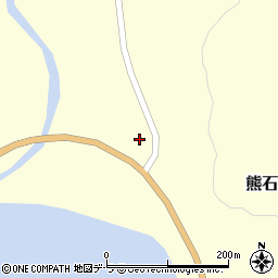 北海道二海郡八雲町熊石関内町104周辺の地図