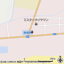 ホクレン幌別セルフＳＳ周辺の地図