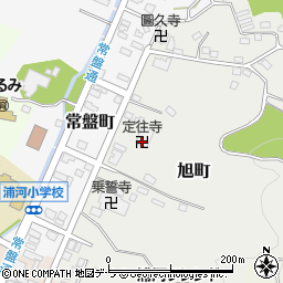 定往寺周辺の地図