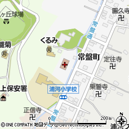 札幌家庭裁判所浦河支部周辺の地図