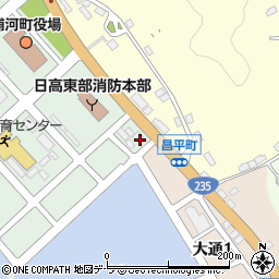 株式会社敷島機器　浦河支店周辺の地図