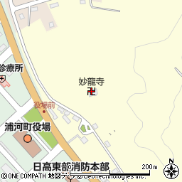 妙龍寺周辺の地図